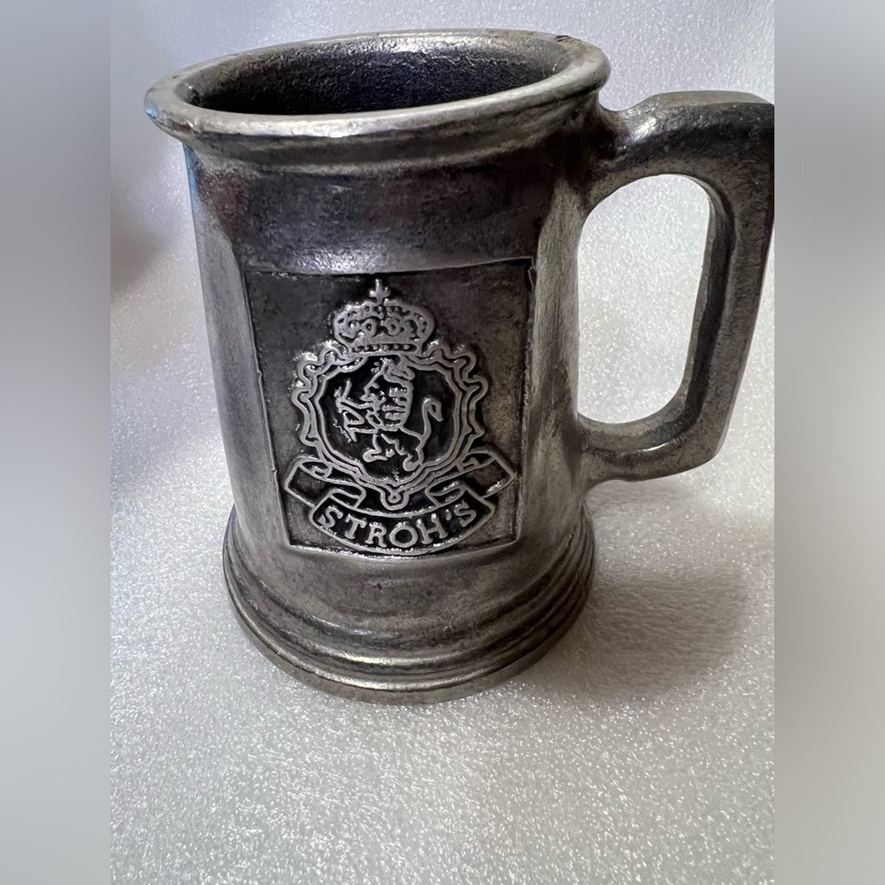 Pewter Stein/Mug Stroh’s Beer - Picture 1 of 7
